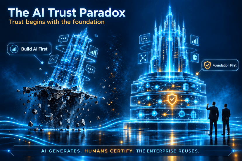 The AI Trust Paradox: Why Companies Build AI First and Fix the Foundation Later