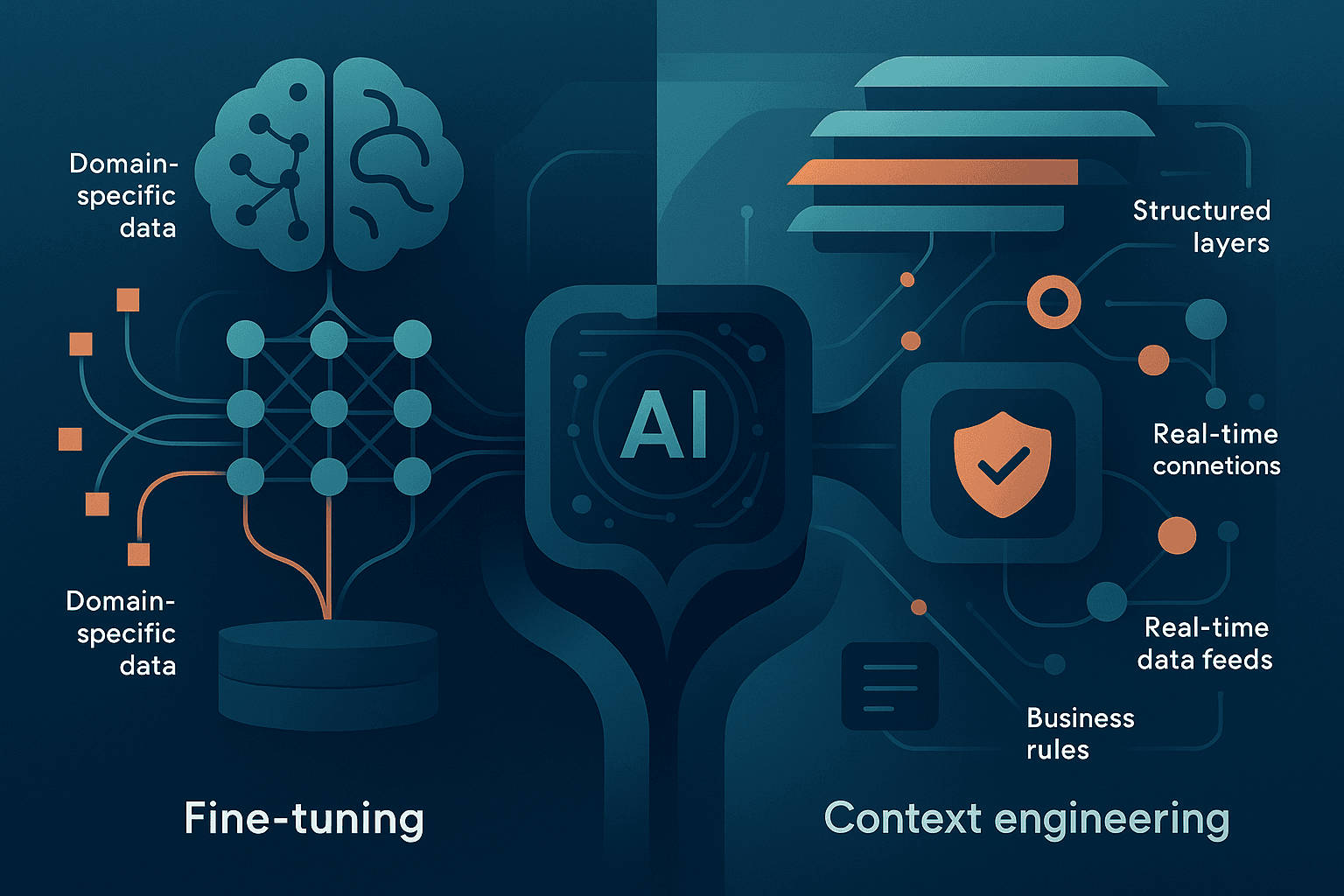 Why Context Engineering and Fine-Tuning Solve Different Problems in Enterprise AI