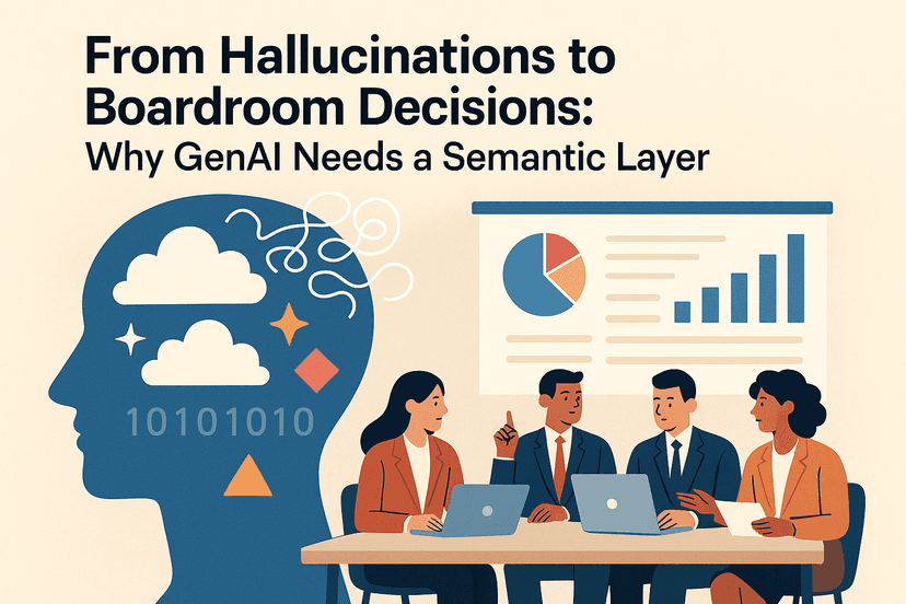 From Hallucinations to Boardroom Decisions: Why GenAI Needs a Semantic Layer
